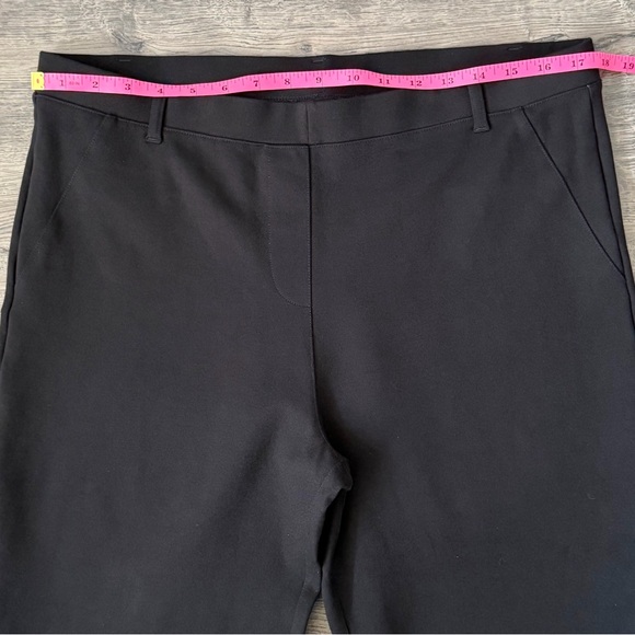Quince Ultra Stretch Ponte Straight Leg Pants Black XL Tall 32 Inseam - Picture 9 of 12